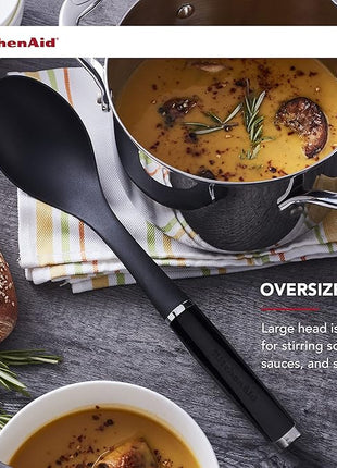KitchenAid KE003OHOBA Classic Basting Spoon, One Size, Black