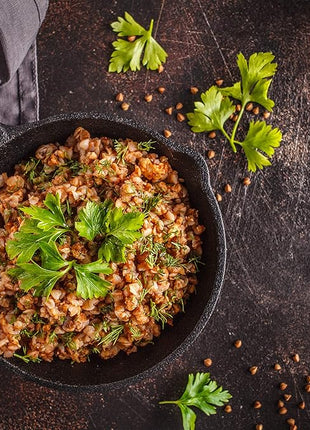 Frying Pans - Set of 3 Pre-Seasoned Cast Iron Skillets with 10-Inch, 8-Inch, and 6-Inch Sizes - Nonstick Camping Cookware by Home-Complete (Black)