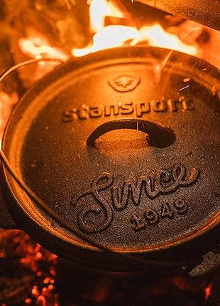 Stansport Pre-Seasoned Cast Iron Dutch Oven