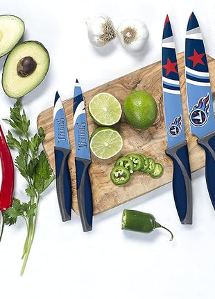 The Sports Vault NFL Tennessee Titans 5-Piece Kitchen Knife Set
