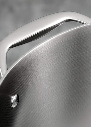 Tramontina Signature Tri-Ply Clad Stainless Steel 10-Piece Cookware Set with Lids, Pots and Pans Kitchen Set, Induction-Ready, Dishwasher-Safe, NSF-Certified, Made in Brazil