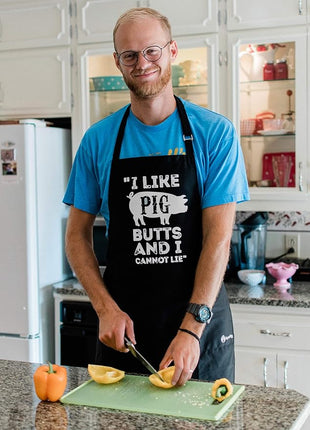 ApronMen - Funny Apron For Men - BBQ Gifts for Men & Unique Gifts for Fathers - Mens Aprons for Grilling