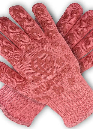 Grill Armor Oven Gloves – 932°F Heat, Fire & Cut Resistant Mitts for BBQ, Grill, Cooking, Grilling, Baking, Smoker & Fire Pit