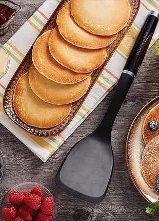 KitchenAid Classic Solid Turner, Black, 13.5x 3.3 Inch