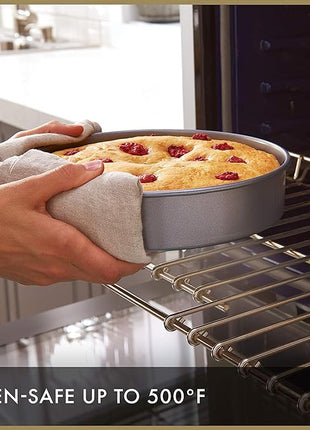 Calphalon 10-Piece Nonstick Bakeware Set Includes Baking Sheet Cookie Sheet Cake Pans Muffin Pan and More Dishwasher Safe Silver