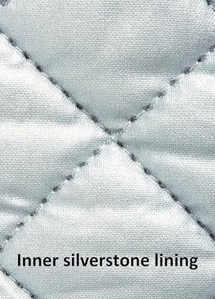 DII Basic Terry Collection 100% Cotton Quilted, Oven Mitt, Mineral Gray, 2 Piece