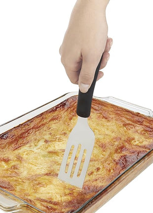 OXO Good Grips Stainless Steel Cut and Serve Turner, Black