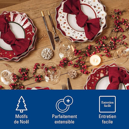 Villeroy & Boch Delight Soup Bowl, Porcelain, Multi, 26.5 x 26.8 x 14 cm, White