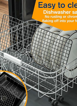 2PCS Cooling Racks for Cooking and Baking - 10" x 16"Heavy Duty Stainless Steel Wire Rack for Baking, Grilling, Roasting - Oven & Dishwasher Safe - Fits Half Sheet Pan（Black）