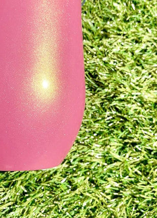 CHILLOUT LIFE 12 oz Stainless Steel Tumbler with Lid & Gift Box - Wine Tumbler Double Wall Vacuum Insulated Travel Tumbler Cup for Coffee, Wine, Cocktails, Ice Cream - PINK SPARKLE