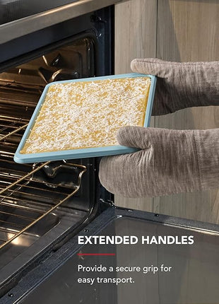 KitchenAid 10x15in Nonstick Aluminized Steel Baking Sheet, Mineral Water