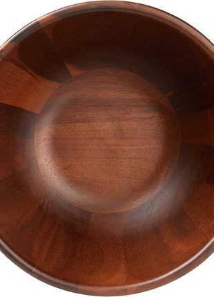 Kate Spade New York Deco Dot Salad Bowl with Servers, 1.85 LB, Brown