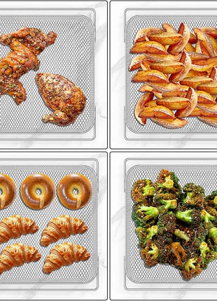 Air Fryer Oven Basket, Original Replacement Baking Trays for NINJA SP300 SP301 SP351 Foodi Digital Air Fryer Oven, Mesh Basket, Ideal Accessories (for SP300 / SP301 Series)