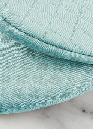 KitchenAid Asteroid Mini Oven Mitt 2-Pack Set, Mineral Water Aqua, 5.5"x8"