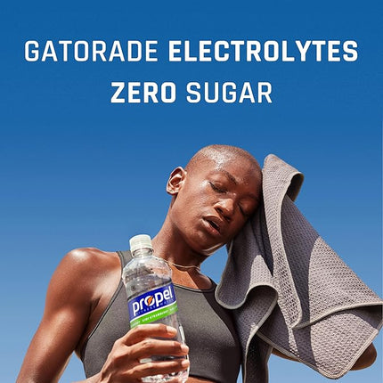 Propel, 3 Flavor Variety Pack, Zero Calorie Sports Drinking Water with Electrolytes and Vitamins C&E, 16.9 Fl Oz, (Pack of 24)