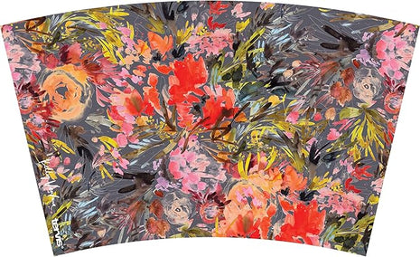 Tervis Kelly Ventura - Floral Collection Made in USA Double Walled Insulated Tumbler Travel Cup Keeps Drinks Cold & Hot, 16oz - Classic, Bright Floral