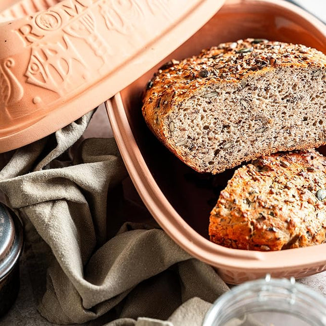 Romertopf Clay Roaster | Non-Stick Dutch Oven | Health Pot Cooking | Clay Baker | Versatile Cooking Vessel - 1.6 Quarts (1.5 Liters) for up to 2 people