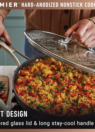 Calphalon Premier Hard-Anodized Nonstick Cookware 11-Piece Pots and Pans Set Dishwasher and Oven Safe with MineralShield Nonstick Technology Durable and Versatile Kitchen Cookware