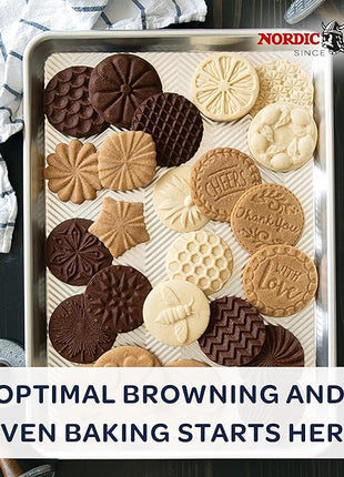 Nordic Ware Prism Half Sheet, Metallic