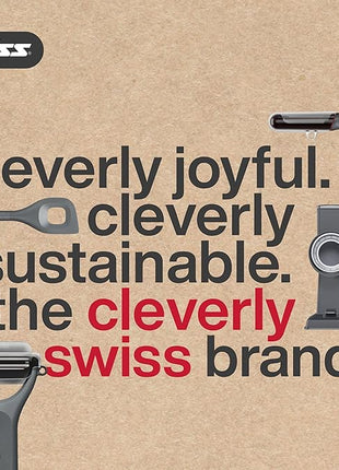 Zyliss Utility Knife with Sheath Cover - Precision Knife for Cutting & Slicing - Paring Knife for Meat, Fruits & Vegetables - Culinary Kitchen Knife - 5.5" Carbon Stainless Steel Blade - Purple