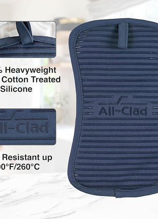 All-Clad Premium Pot Holder, 2-Pack, Indigo