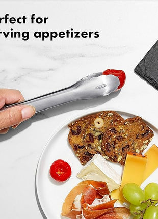 OXO Good Grips 7-Inch Mini Tongs, Stainless Steel