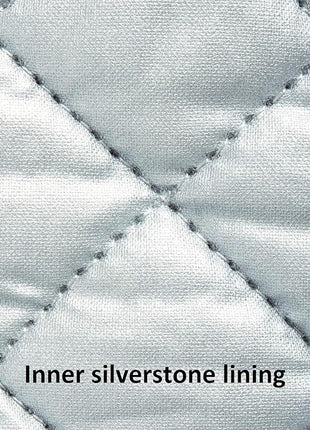 DII Basic Terry Collection 100% Cotton Quilted, Oven Mitt, Gray, 2 Piece