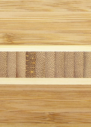 Totally Bamboo Aruba Bamboo Serving and Cutting Board, 12-1/2" x 8"