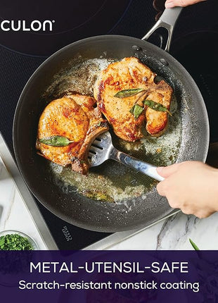 Circulon A1 Series with ScratchDefense Technology Nonstick Induction Frying Pan/Skillet, 12 Inch, Graphite