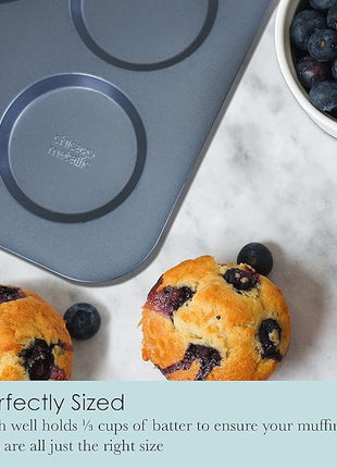 Chicago Metallic Professional Non-Stick Muffin Top Pan, 15.75-Inch-by-11-Inch