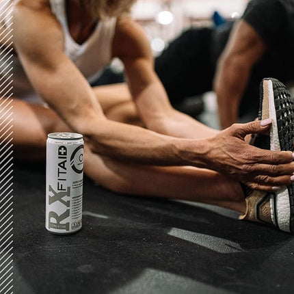 FITAID RX ZERO Recovery Blend, 5 Calories, Keto-Friendly, Paleo, Vegan, Number 1 Post-Workout Recovery Drink, Creatine, BCAAs, Glucosamine, 12-oz. Cans (Pack of 4)