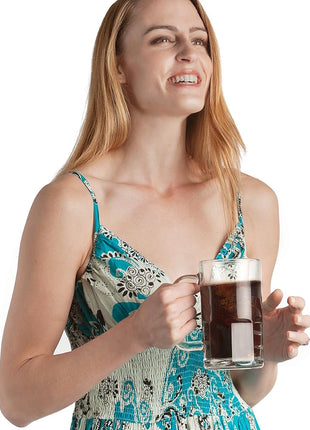 Anchor Hocking Glass 20-oz Beer Mug, Clear, Set of 6