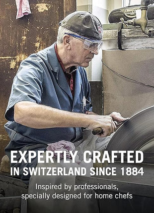 Victorinox Honing Steel Black Plastic Handle, 10-Inch, Combination Cut (40582)