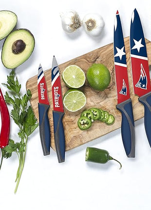 NFL New England Patriots 5-Piece Kitchen Knife Set