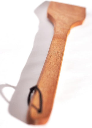 ECOSALL Large Wooden Spoon - 18-inch Heavy Duty Cajun Stir Paddle for Cooking in Big Pots & Wall Décor - Big Spoon For Brewing, Grill, Mixing, Stirring - Solid Natural Hard Wood Long Spatula.