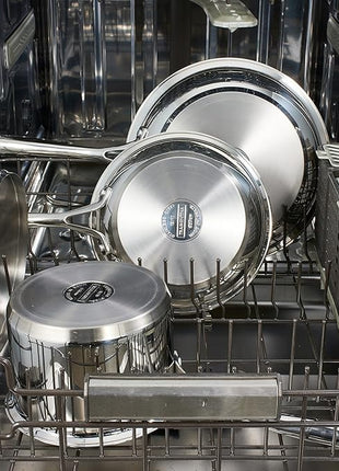 Tramontina Cookware Set Stainless Steel Tri-Ply Base, 80101/203DS