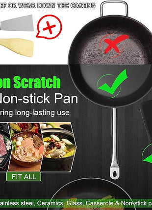 Anaeat Silicone Thin Spatula Set of 2 - Mini Brownie Serving Spatulas - Non Stick Spurtle Turner for Easy Cooking Eggs, Omelet, Pancake, Burgers, Pizza, Steak, Crepes, Heat Resistant & BPA Free