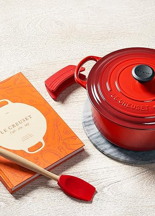 Le Creuset Silicone Craft Series Spatula Spoon, 11 3/8" x 2 1/8", Cerise, Large