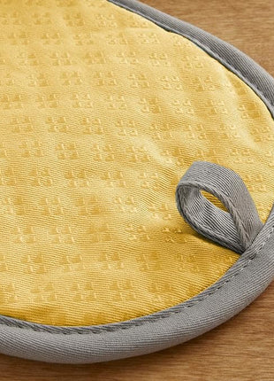 KitchenAid Asteroid Pot Holder 2-Pack Set, Buttercup Yellow, 6.5"x10"