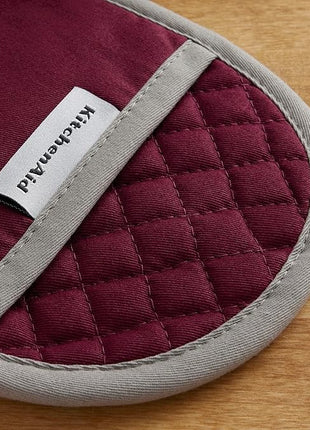 KitchenAid Asteroid Pot Holder 2-Pack Set, Boysenberry Purple, 6.5"x10"