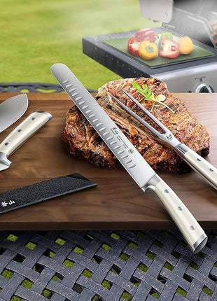 Cangshan S1 Series 7-Piece BBQ Knife Set, Forged German Steel, 1023718