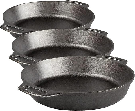 Lodge Cast Iron Baker’s Skillet 10.25 inch (Pack of 3)