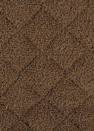 DII Basic Terry Collection 100% Cotton Quilted, Oven Mitt, Brown, 2 Piece