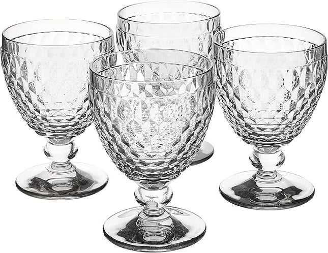 Villeroy & Boch Boston Smoke Crystal Clarets, Set of 4
