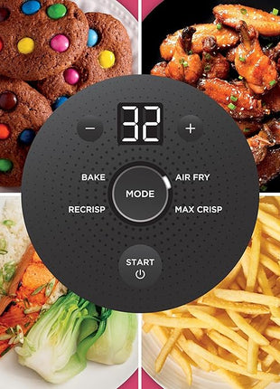 Ninja | Air Fryer | Crispi 4-in-1 Portable Cooking System | 4QT & 6 Cup Glass Containers, Crisper Plates & Storage Lids Included | Microwave, Freezer & Dishwasher Safe | Cherry Crush | FN101DR