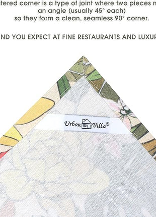 Urban Villa Kitchen Towels Set of 6 Hibiscus Print Kitchen Towels 20X30 Inches 100% Cotton Highly Absorbent Kitchen Towels Premium Quality Ultra Soft Mitered Corners KitchenTowels