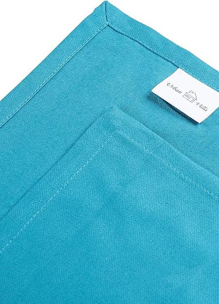 Urban Villa Kitchen Towels Premium Quality 100% Cotton Solid Kitchen Towels Set of 6 Ultra Soft Size 20X30 Inches Teal Color Kitchen Towel Highly Absorbent KitchenTowels