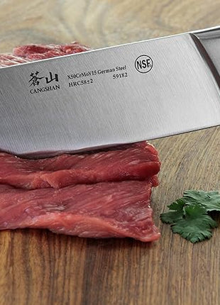 Cangshan V2 Series 59182 German Steel Forged Chef Knife, 9.5-Inch
