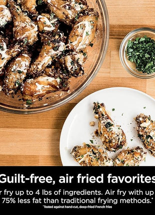 Ninja SP201 Digital Air Fry Pro Countertop 8-in-1 Oven with Extended Height, XL Capacity, Flip Up & Away Capability for Storage Space, with Air Fry Basket, Wire Rack & Crumb Tray, Silver