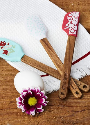 Pioneer Woman 3-Pack 8-Inch Silicone Mini Spatula Set